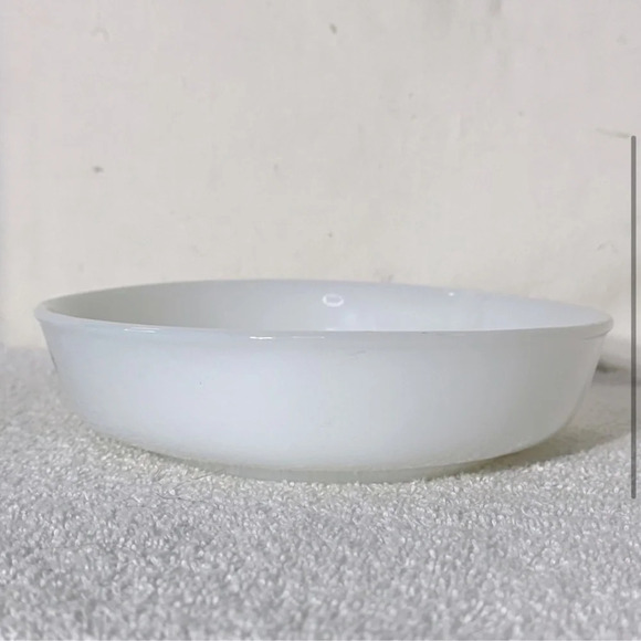 Vintage Dynaware Pyr-O-Rey Brown Daisy Shallow Oval Milk Glass Casserole Dish - Picture 2 of 10